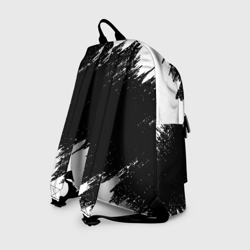 Рюкзак 3D Черный Бык на бело/черном фоне - фото 2