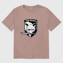 Женская футболка хлопок Oversize Fох Hound