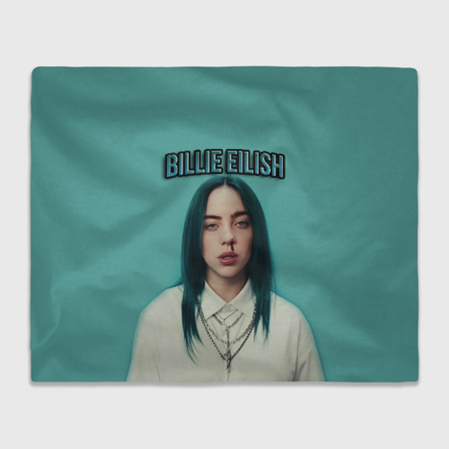 Плед 3D BILLIE EILISH, цвет 3D (велсофт)