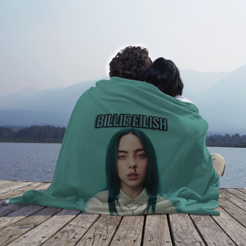 Плед 3D BILLIE EILISH, цвет 3D (велсофт) - фото 3