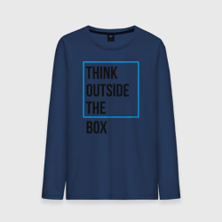 Мужской лонгслив хлопок Think outside the box