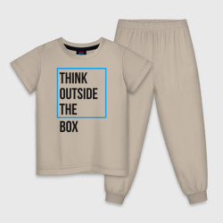 Детская пижама хлопок Think outside the box