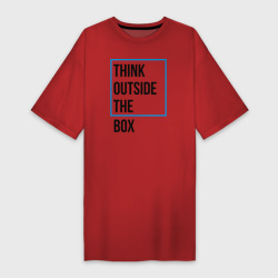 Платье-футболка хлопок Think outside the box