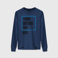 Женский свитшот хлопок Think outside the box