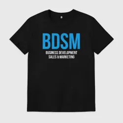 Мужская футболка хлопок BDSM white
