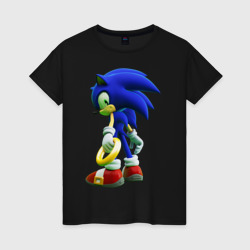 Sonic – Женская футболка хлопок с принтом купить со скидкой в -20%