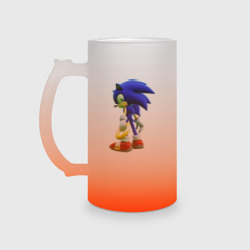 Кружка пивная матовое стекло Sonic