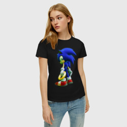 Женская футболка хлопок Sonic - фото 2