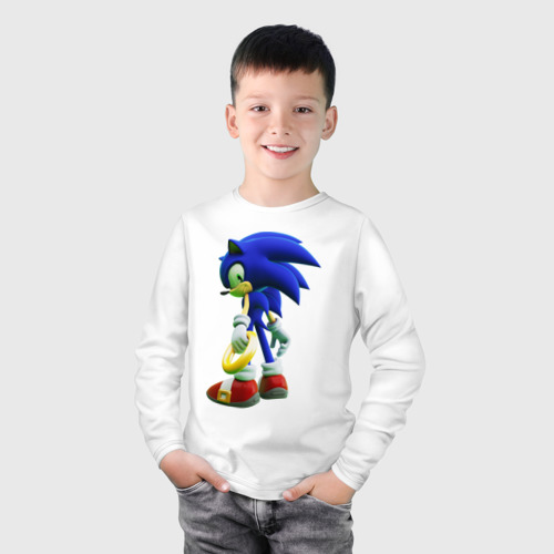 Детский лонгслив хлопок Sonic - фото 3