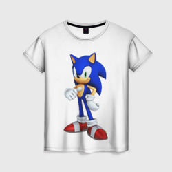 Женская футболка 3D Sonic