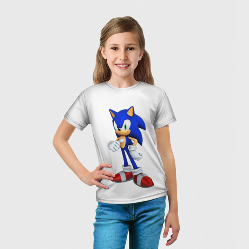 Детская футболка 3D Sonic, цвет 3D печать - фото 5