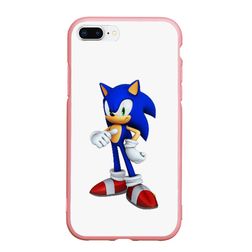 Чехол для iPhone 7Plus/8 Plus матовый Sonic, цвет баблгам