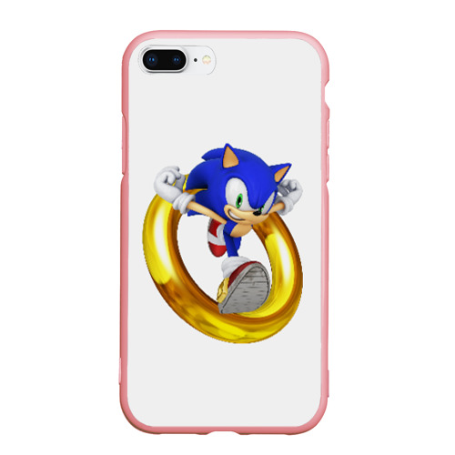 Чехол для iPhone 7Plus/8 Plus матовый Sonic, цвет баблгам