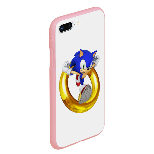 Чехол для iPhone 7Plus/8 Plus матовый Sonic, цвет баблгам - фото 3