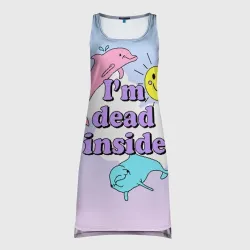 Платье-майка 3D Dead Inside