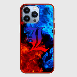 Чехол для iPhone 13 Pro L letter fire