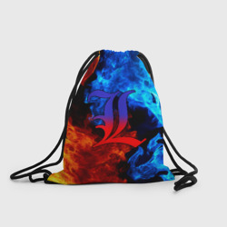 Рюкзак-мешок 3D L letter fire