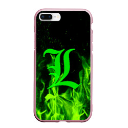 Чехол для iPhone 7Plus/8 Plus матовый L letter flame