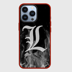 Чехол для iPhone 13 Pro L letter flame gray