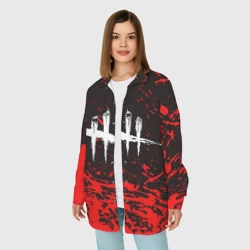 Женская рубашка oversize 3D Dead by Daylight - фото 2