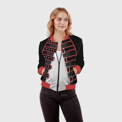 Женский бомбер 3D Куртка Фредди Меркьюри - фото 2