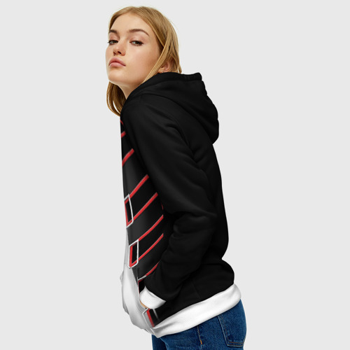 Женская толстовка 3D Куртка Фредди Меркьюри, цвет 3D печать - фото 5