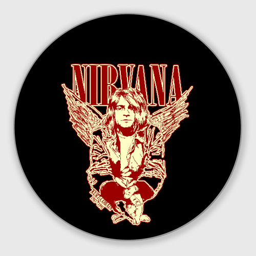 Круглый коврик для мышки Nirvana