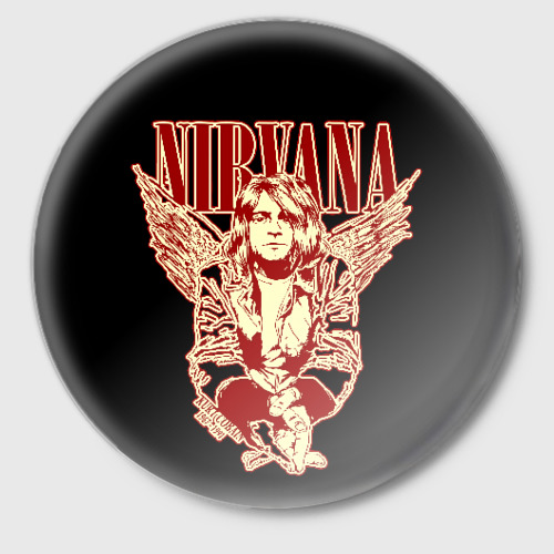 Значок Nirvana, цвет белый