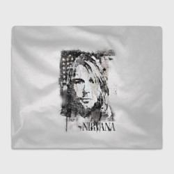 Плед 3D Kurt Cobain