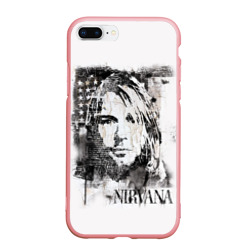 Чехол для iPhone 7Plus/8 Plus матовый Kurt Cobain