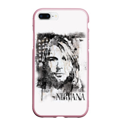 Чехол для iPhone 7Plus/8 Plus матовый Kurt Cobain