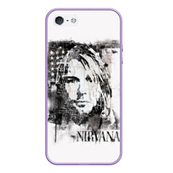 Чехол для iPhone 5/5S матовый Kurt Cobain