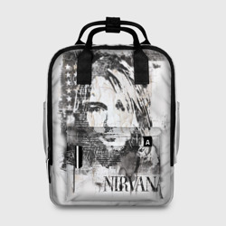 Женский рюкзак 3D Kurt Cobain