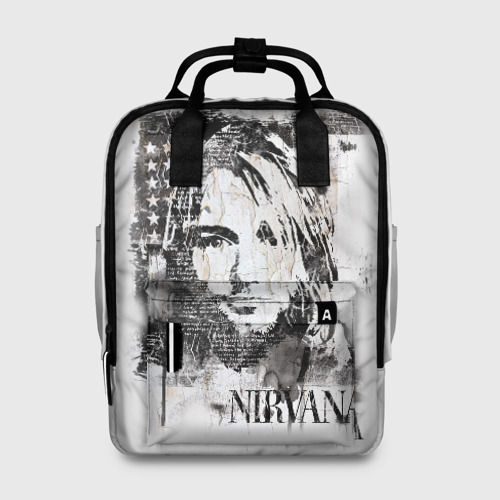 Женский рюкзак 3D Kurt Cobain