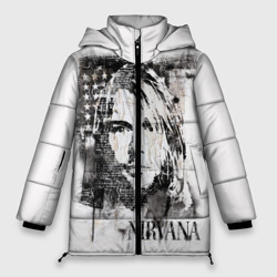 Женская зимняя куртка Oversize Kurt Cobain