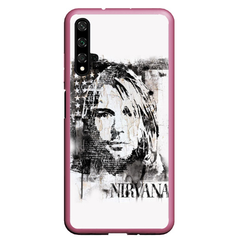 Чехол для Honor 20 Kurt Cobain, цвет малиновый