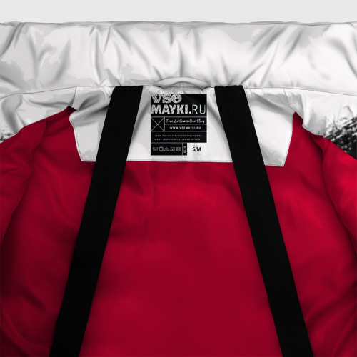Женская зимняя куртка Oversize Kurt Cobain, цвет красный - фото 7