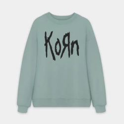 Мужской свитшот oversize без начеса хлопок Korn