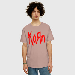 Мужская футболка хлопок Oversize Korn - фото 2