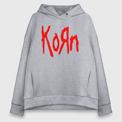 Женское худи Oversize хлопок Korn