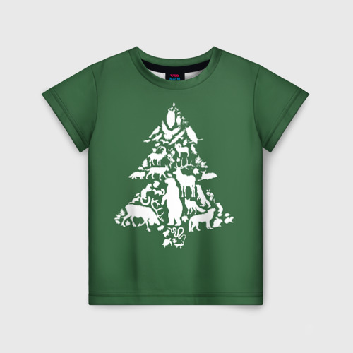 Детская футболка 3D Дерево жизней, цвет 3D печать