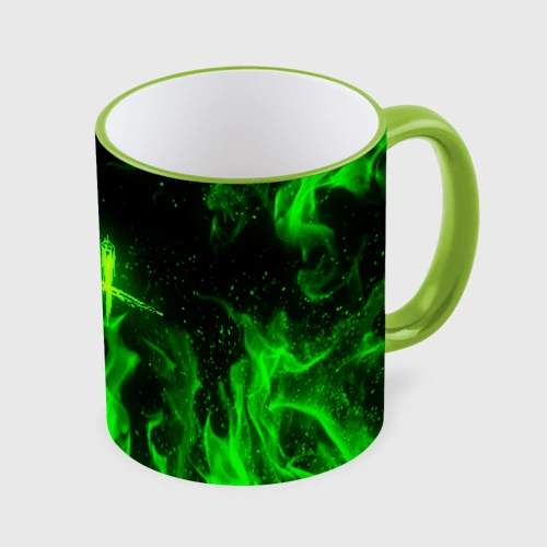 Кружка с полной запечаткой с принтом Dead by Daylight ДБД, вид сбоку #3