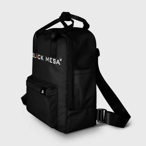 Женский рюкзак 3D с принтом BLACK MESA, фото на моделе #1