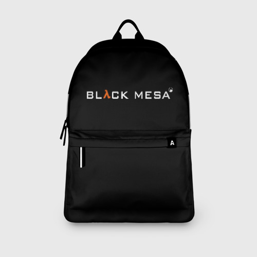 Рюкзак 3D с принтом BLACK MESA, вид сбоку #3