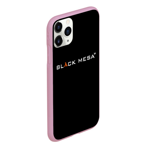 Чехол для iPhone 11 Pro Max матовый Black Mesa, цвет розовый - фото 3