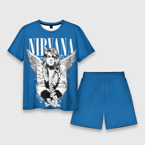 Мужской костюм с шортами 3D Nirvana, цвет 3D печать