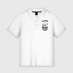 Женское поло хлопок Dead Inside