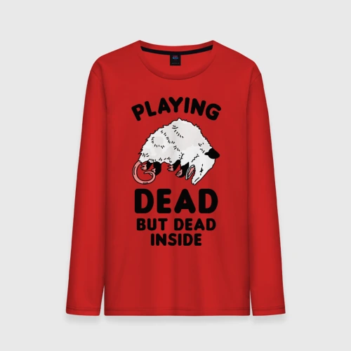Мужской лонгслив хлопок Dead Inside