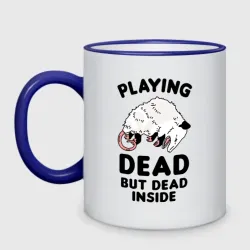 Кружка двухцветная Dead Inside