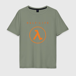 Мужская футболка хлопок Oversize Half life